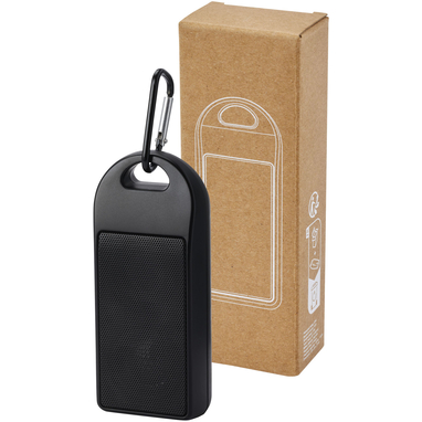 Колонка Bluetooth® Omni 3W IPX4 RCS із переробленого пластику, колір чорний - 12433390- Фото №6