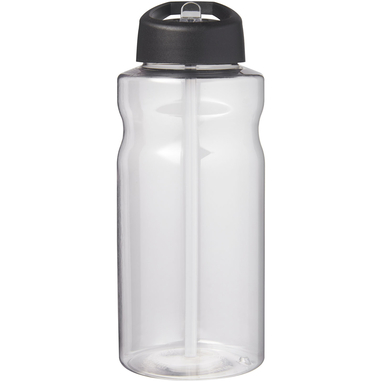 Спортивна пляшка H2O Active® Big Base об’ємом 1 л, колір чорний - 21017690- Фото №3