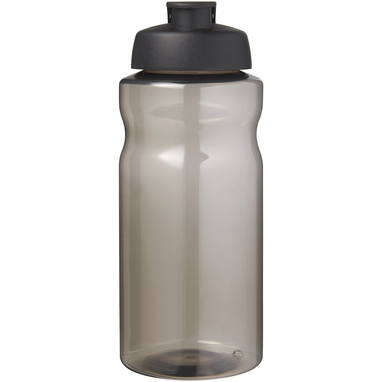 H2O Active® Eco Big Base спортивная бутылка с откидной крышкой объемом 1 литр, цвет черный - 21017884- Фото №3