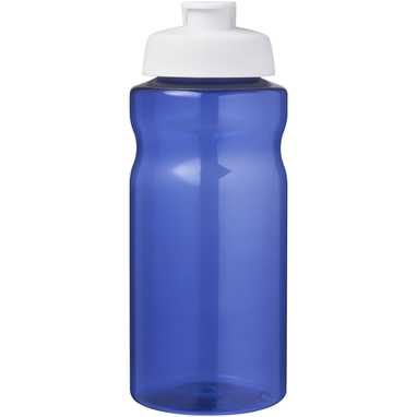H2O Active® Eco Big Base спортивная бутылка с откидной крышкой объемом 1 литр, цвет синий, белый - 21017895- Фото №3