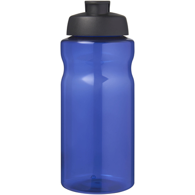 H2O Active® Eco Big Base спортивная бутылка с откидной крышкой объемом 1 литр, цвет синий, черный - 21017896- Фото №3