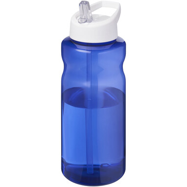 H2O Active® Eco Big Base спортивная бутылка с крышкой и носиком объемом 1 литр синий, белый - 21017992- Фото №1