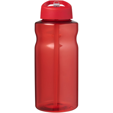 H2O Active® Eco Big Base спортивная бутылка с крышкой и носиком объемом 1 литр, цвет красный - 21017993- Фото №3