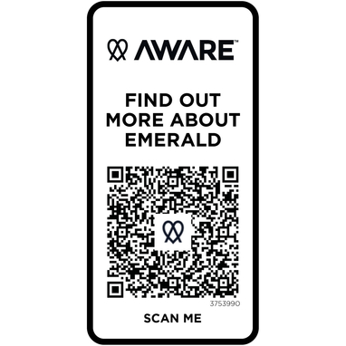 Сорочка-поло Aware™ унісекс з короткими рукавами із переробленого матеріалу, колір чорний  розмір XS - 37539900- Фото №6
