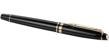 Ручка-роллер Expert, цвет сплошной черный, золотой - 10650601- Фото №5