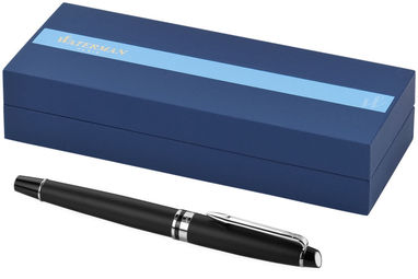 Ручка-роллер Expert, цвет сплошной черный, серебряный - 10650605- Фото №1