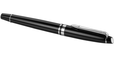 Перьевая ручка Expert, цвет сплошной черный, хром - 10650700- Фото №5
