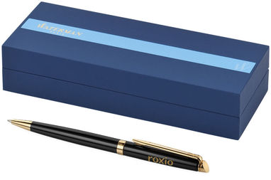 Шариковая ручка Hémisphère, цвет сплошной черный, золотой - 10651100- Фото №2