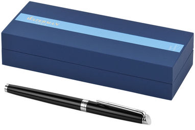 Перьевая ручка Hémisphère, цвет сплошной черный, серебряный - 10651200- Фото №1