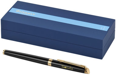 Перьевая ручка Hémisphère, цвет сплошной черный, золотой - 10651201- Фото №2