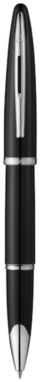 Ручка-роллер Carène, цвет сплошной черный - 10651900- Фото №4