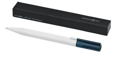 Шариковая ручка Voyager, цвет белый, сплошной черный - 10653405- Фото №7