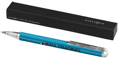Кулькова ручка Hybrid, колір колір морської хвилі - 10653507- Фото №3