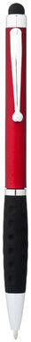Кулькова ручка-стилус Ziggy, колір червоний, суцільний чорний - 10654103- Фото №1