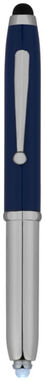 Кулькова ручка-стилус Xenon, колір яскраво-синій, срібний - 10654301- Фото №1