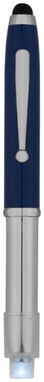 Кулькова ручка-стилус Xenon, колір яскраво-синій, срібний - 10654301- Фото №4