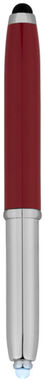 Кулькова ручка-стилус Xenon, колір червоний, срібний - 10654302- Фото №3