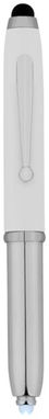 Шариковая ручка-стилус Xenon, цвет белый, серебряный - 10654303- Фото №1