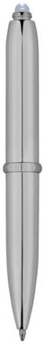 Кулькова ручка-стилус Xenon, колір білий, срібний - 10654303- Фото №5