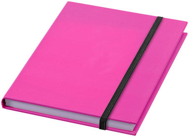 Блокнот Nio А6, колір неоново-рожевий - 10654500- Фото №1