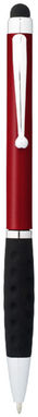 Кулькова ручка-стилус Ziggy, колір червоний, суцільний чорний - 10655703- Фото №1