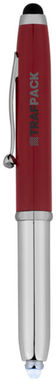 Ручка Xenon , колір червоний, сріблястий - 10656302- Фото №2
