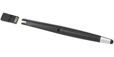 Кулькова ручка-стилус Naju і карта пам'яті  4GB, колір суцільний чорний - 10656400- Фото №5