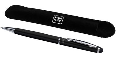 Шариковая ручка-стилус, цвет сплошной черный - 10656700- Фото №1