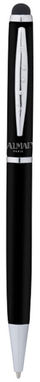 Шариковая ручка-стилус, цвет сплошной черный - 10656700- Фото №4
