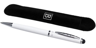 Шариковая ручка-стилус, цвет белый - 10656701- Фото №1