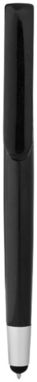 Кулькова ручка-стилус Rio, колір суцільний чорний - 10657300- Фото №1