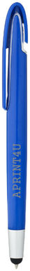 Кулькова ручка-стилус Rio, колір яскраво-синій - 10657301- Фото №2