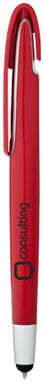 Кулькова ручка-стилус Rio, колір червоний - 10657302- Фото №2
