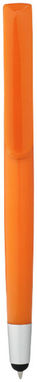 Кулькова ручка-стилус Rio, колір оранжевий - 10657304- Фото №1