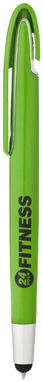 Кулькова ручка-стилус Rio, колір лайм - 10657305- Фото №2