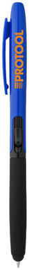 Кулькова ручка-стилус Balston, колір білий, яскраво-синій - 10657501- Фото №2