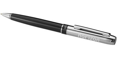 Подарочный набор ручек, цвет серебряный, сплошной черный - 10667800- Фото №2