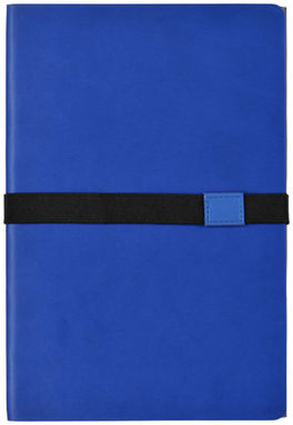 Блокнот Doppio А5, цвет темно-синий, серый - 10669001- Фото №6