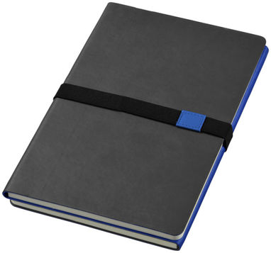 Блокнот Doppio А5, цвет темно-синий, серый - 10669001- Фото №9