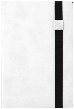 Блокнот Doppio А5, колір суцільний чорний, білий - 10669003- Фото №4