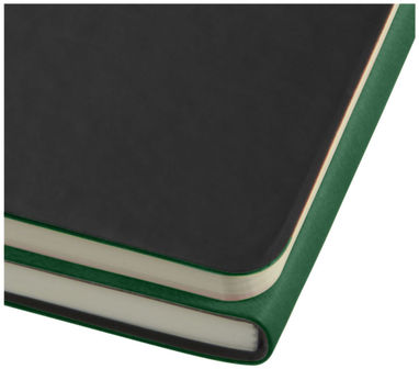 Блокнот Doppio А5, цвет сплошной черный, зеленый - 10669004- Фото №10