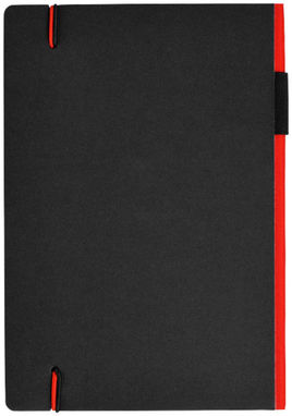 Блокнот Cuppia А5, цвет сплошной черный, красный - 10669202- Фото №7