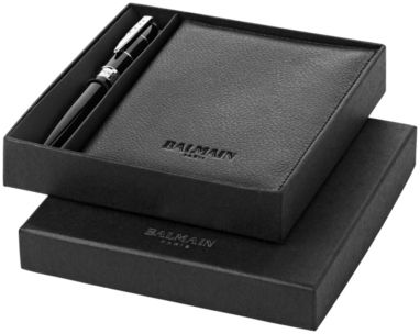 Подарочный набор ручек, цвет сплошной черный - 10670300- Фото №1