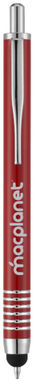 Кулькова ручка-стилус Zoe, колір червоний - 10671102- Фото №3