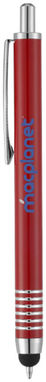 Шариковая ручка-стилус Zoe, цвет красный - 10671102- Фото №4
