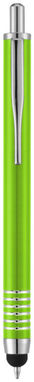 Кулькова ручка-стилус Zoe, колір лайм - 10671104- Фото №1