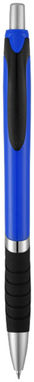 Кулькова ручка Turbo, колір яскраво-синій, суцільний чорний - 10671300- Фото №1