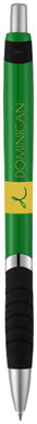 Кулькова ручка Turbo, колір зелений, суцільний чорний - 10671301- Фото №2