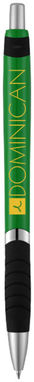 Кулькова ручка Turbo, колір зелений, суцільний чорний - 10671301- Фото №4