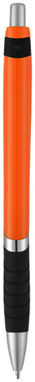 Кулькова ручка Turbo, колір оранжевий, суцільний чорний - 10671302- Фото №5